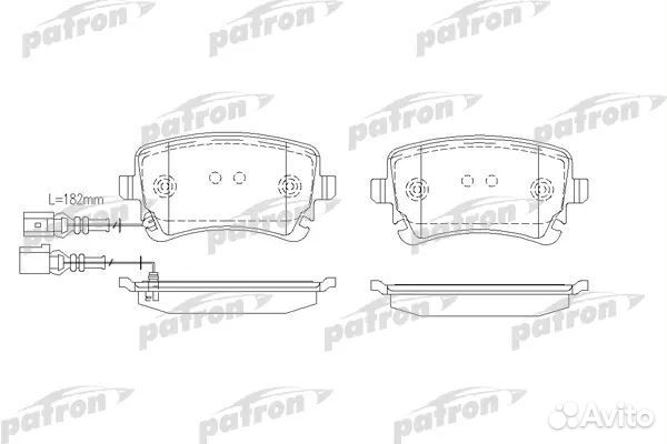 Колодки тормозные дисковые задн VW: multivan V 03