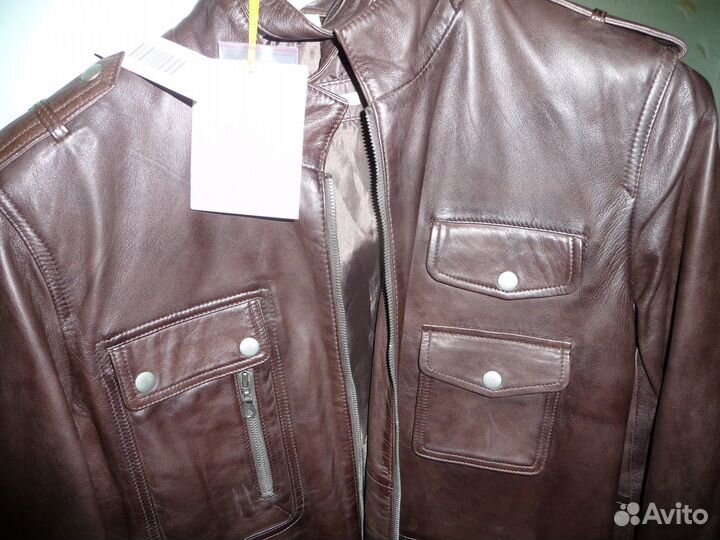 Куртка кожаная