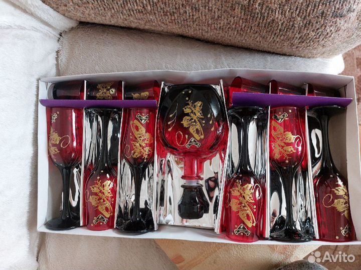 Набор гусь хрустальный