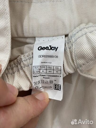 Джинсовый сарафан для девочки 74-80