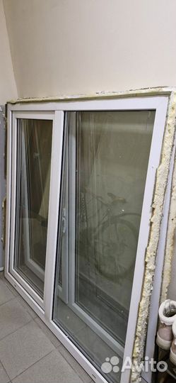 Окно пластиковое пвх бу 147 Х 147