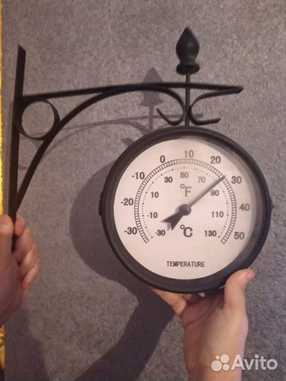 Часы с термометром немецкие