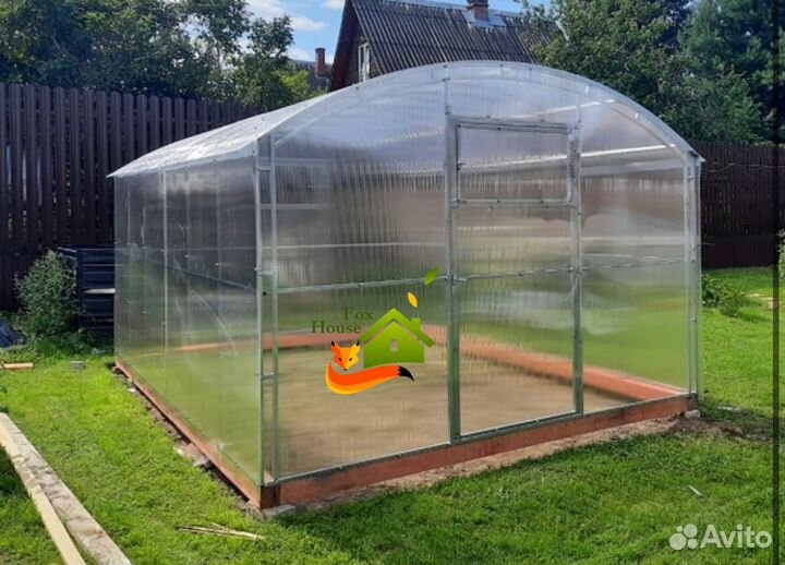Теплица 3 на 4 двойной каркас