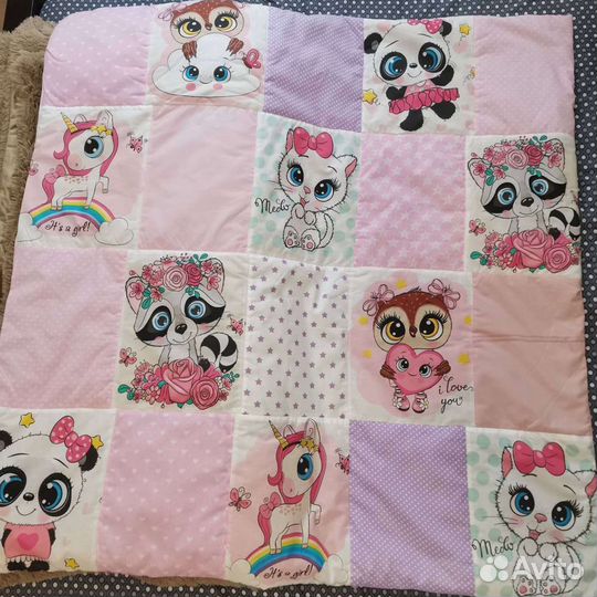 Детское одеяло в кроватку