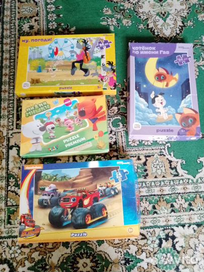 Макси пазлы + интерактивный коврик