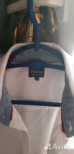 Рубашка белая тёплая