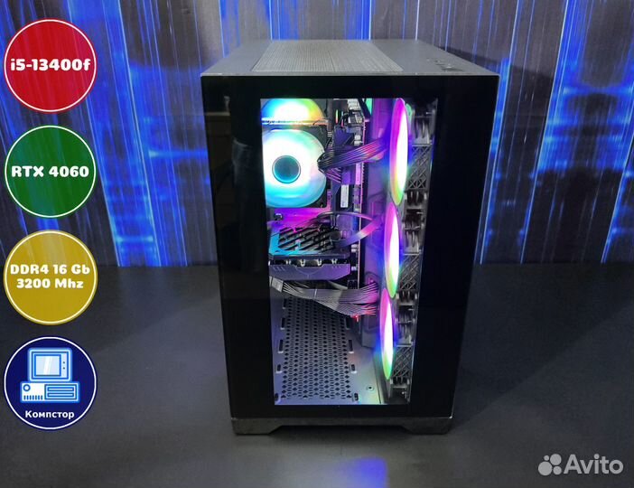 Собранный компьютер i5-RTX4060-16DDR4-EKI59806-B760