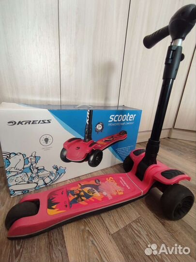 Самокат трехколесный kreiss бу
