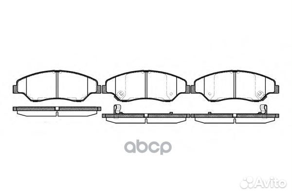 Колодки торм.дисковые 273902 Road house