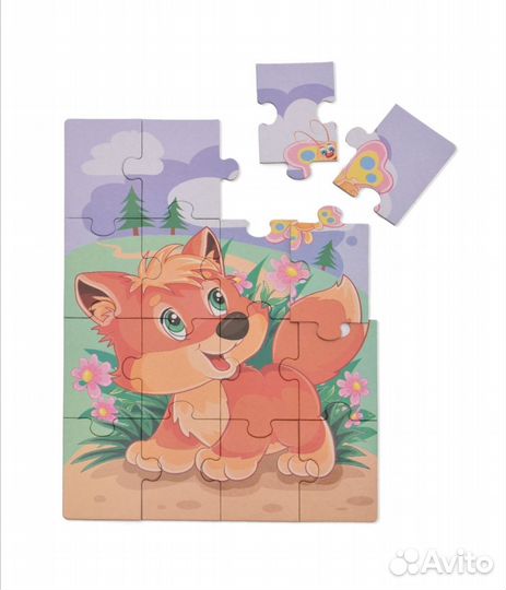Развивающая игра: Пазлы крупные