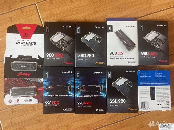 Ssd Диски Разные Samsung Kingston Wd Ростест