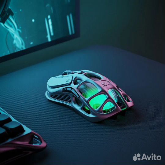 Беспроводная мышь GravaStar Mercury M1 Pro Gunmeta