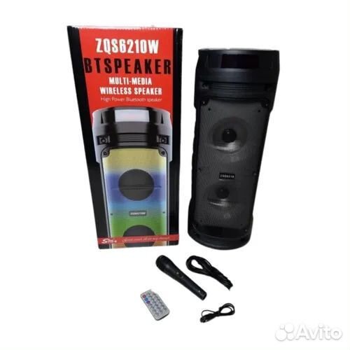 Мощная Блютуз колонка zqs-6210W