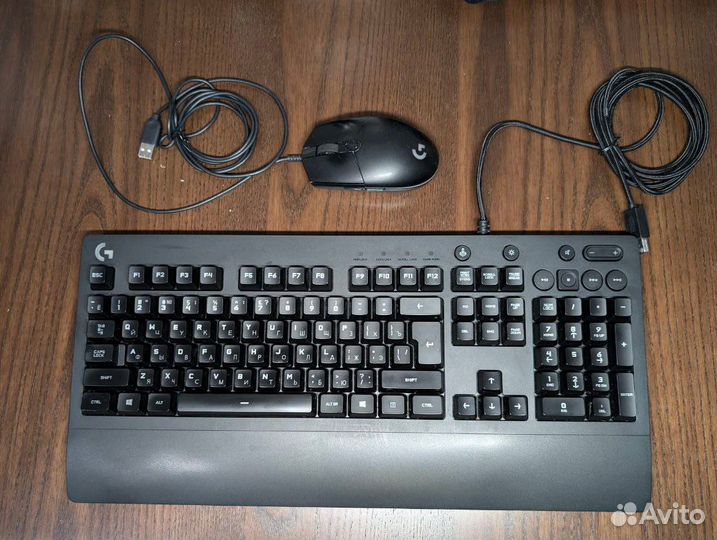 Клавиатура (Logitech 213) + Мышка (Logitech g102)