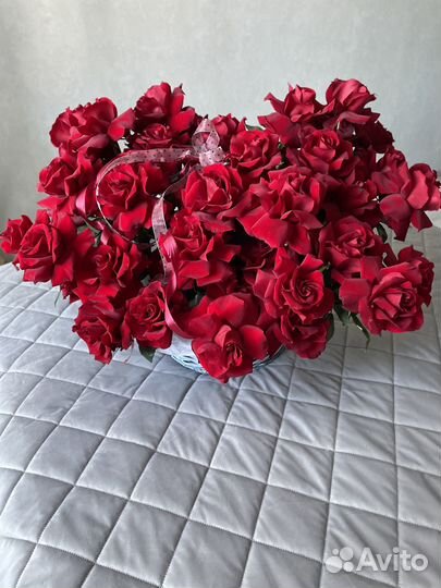 Красные розы букет