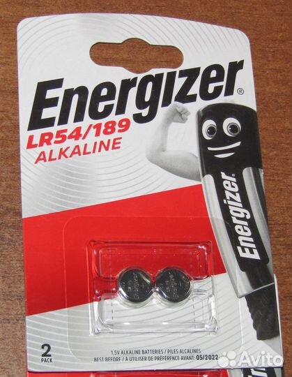 Батарейки Energizer LR54/189 alkaine