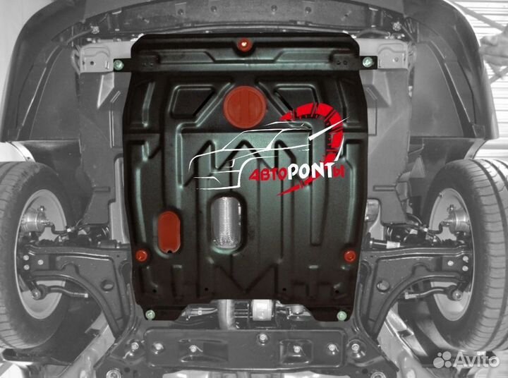 Защита картера и кпп стальная