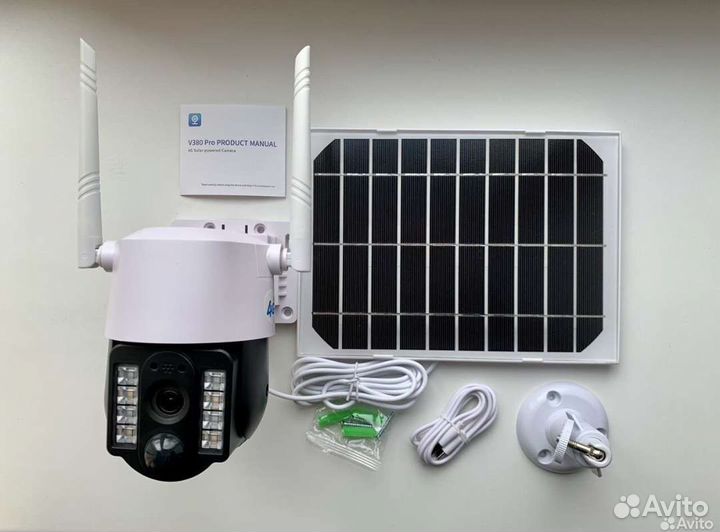 4G камера видеонаблюдения с солнечной батареей
