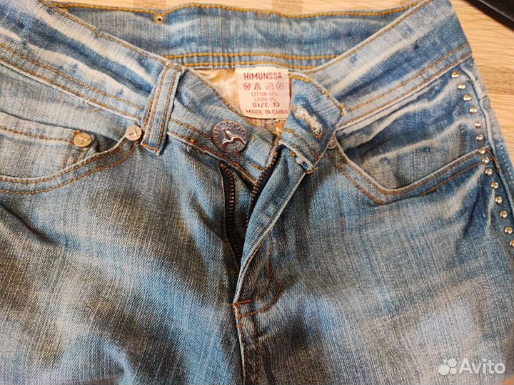 Новые модные джинсы для девочки Himunssa138-148см