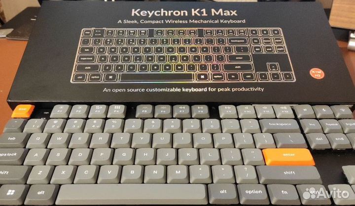 Keychron K1 Max RGB (Hot-Swappable) Gateron Brown