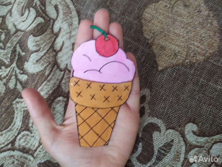 Мороженое из бумаги цена договорная