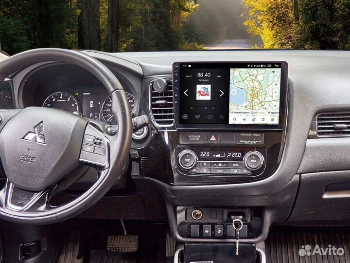 Штатная магнитола Mitsubishi Outlander