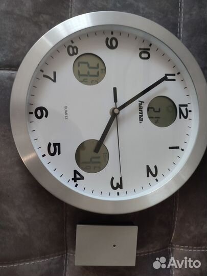 Часы настенные с метеостанцией Hama AG-300