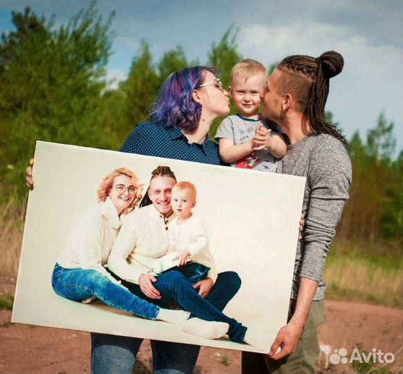 Портрет на холсте (любые размеры)