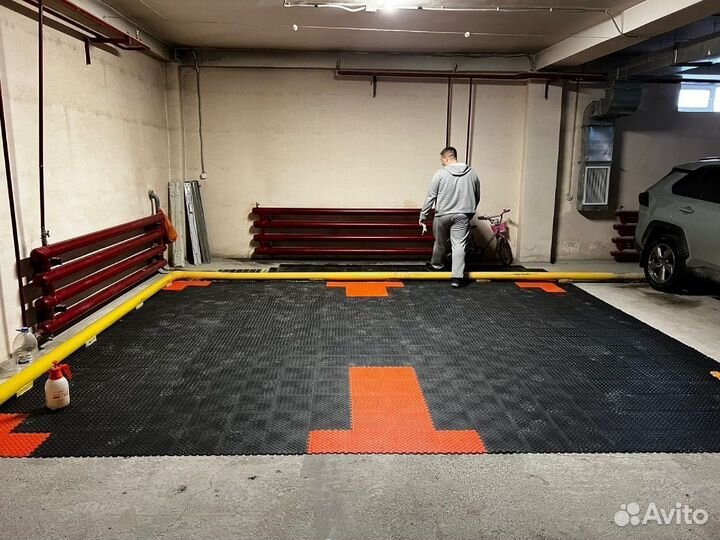 Модульное напольное покрытие для гаража