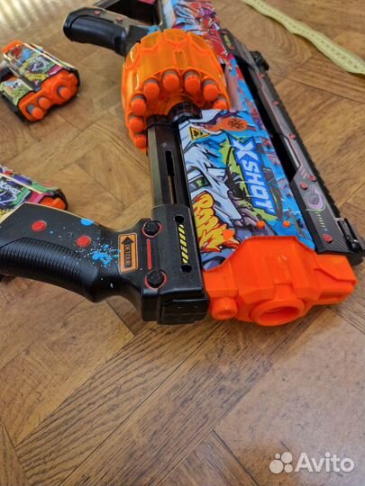 Детский автомат бластер с мягкими пулями бу