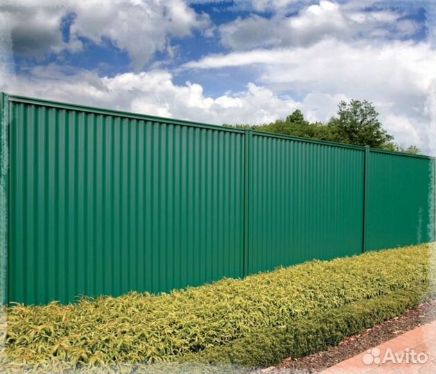 Забор из профлиста