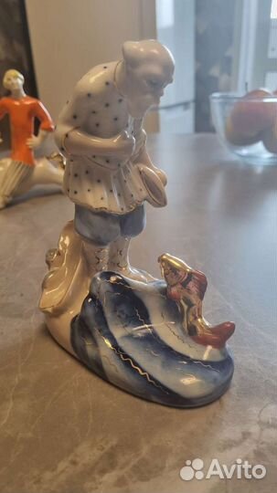 Статуэтка Старик и Золотая рыбка