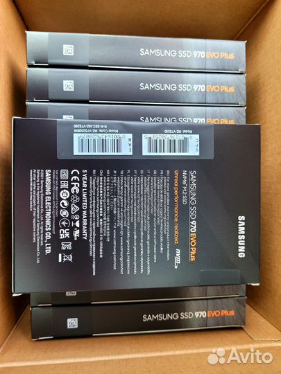 Новые SSD samsung EVO m2 970 plus 250GB