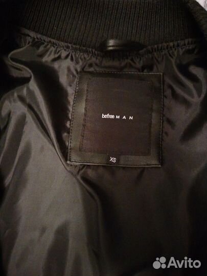 Кожаная куртка мужская бу