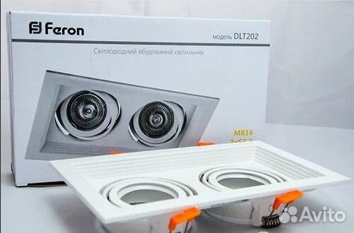 Светильник встраиваемый DLT202 под лампу MR16 G5.3