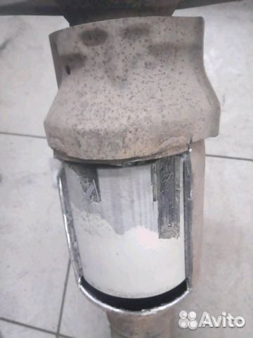 Пламегаситель S.a1 вместо катализатора.Удаление