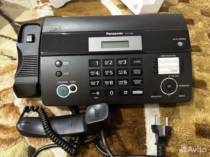 Факс panasonic новый