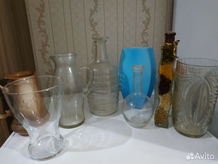 Вазы для цветов,графин, кувшин