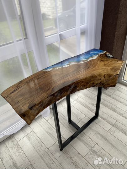 Стол слэб из эпоксидной смолы
