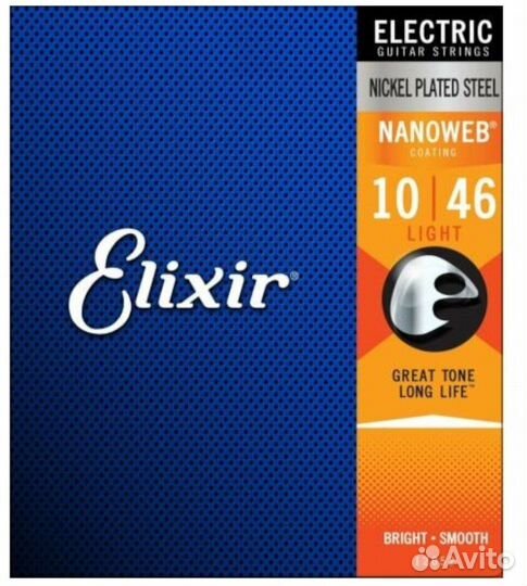 Струны Elixir 12052 NanoWeb Light 10-46
