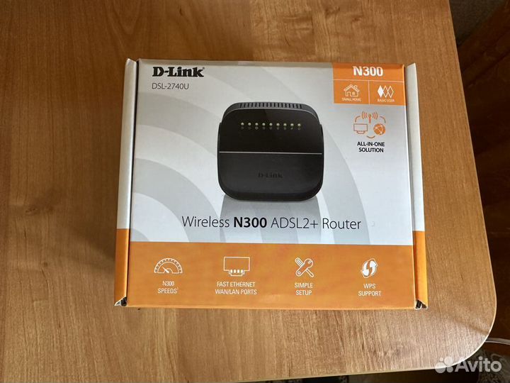 D-Link DSL-2740U Wireless N300 adsl2+ Router