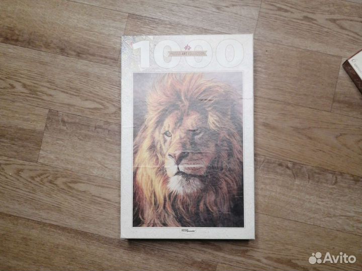 Пазлы 1000 деталей с рисунком льва