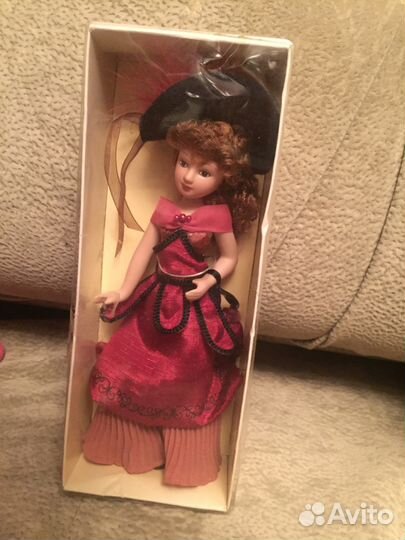 Куклы фарфоровые, дамы эпохи