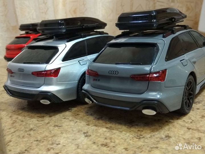 Audi RS6 с багажником модель 1:24