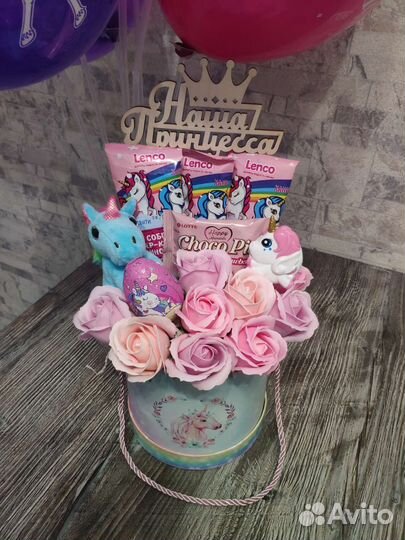 Букеты из мыльных цветов