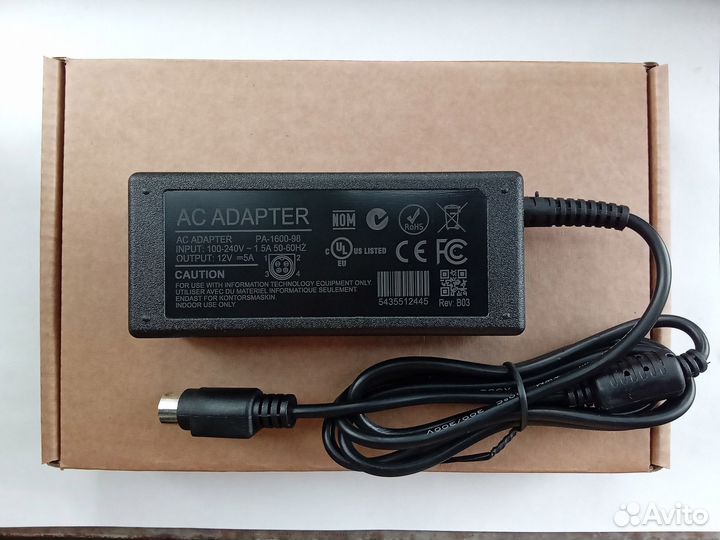 Блок питания POS-терминала Apexa G (GM60-120500-F)