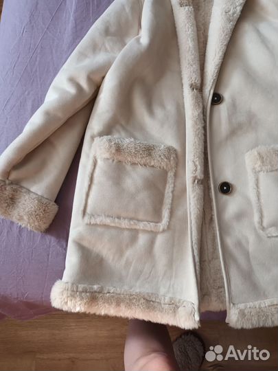 Дубленка для девочки 152