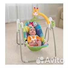 Шезлонг для новорожденного прокат Fisher Price