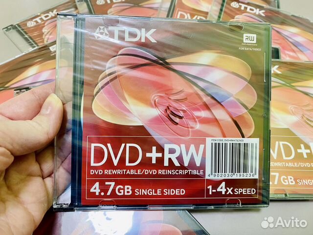 DVD RW диски новые болванки