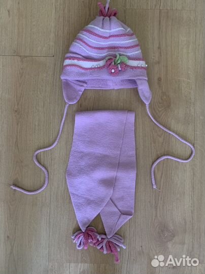 Комплект шапка, шарф